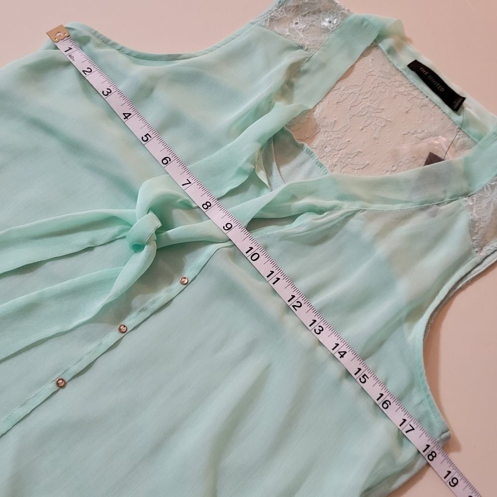 Thelimitedsleeveless Mintblouse — image 3 of 8